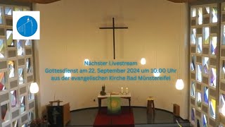 Gottesdienst am 22 September 2024 [upl. by Naletak]