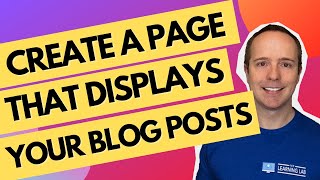 How To Create A Blog Page In Wordpress With Elementor [upl. by Ashwell670]