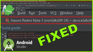 The application could not be installed INSTALLFAILEDUSERRESTRICTED  Android Studio error [upl. by Clance633]