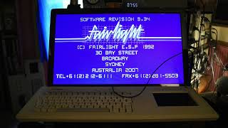 Fairlight Series III CMI startup [upl. by Barfuss]