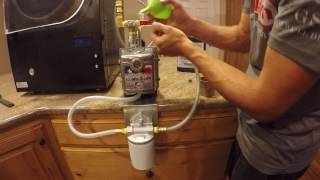 Flush Kit Oil filter installation  for Harvest Right freeze dryers [upl. by Aicinod]