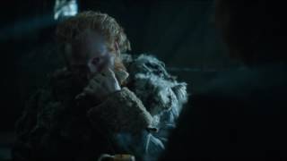 tormund watches brienne over dinner  Game of Thrones S06E04 [upl. by Kcir]