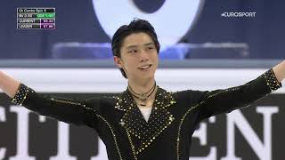 Yuzuru Hanyu  Short Program  Figure Skating World Championships 2021  Eurosport English [upl. by Aicemak337]