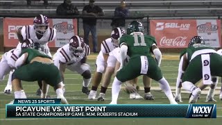 5A State Championship Game Picayune Maroon Tide defeats West Point [upl. by Aisauqal]