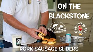 Mangalista Pork Sage Sliders Blackstone [upl. by Compte396]