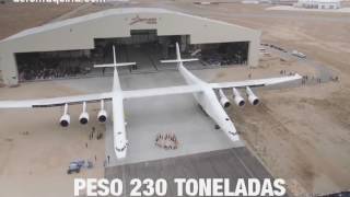 STRATOLAUNCH 351 ROC  EL AVIÓN MÁS GRANDE DE LA HISTORIA [upl. by Sholes]