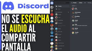 NO SE ESCUCHA el AUDIO al COMPARTIR PANTALLA en Discord SOLUCION 2024 [upl. by Dnalra]