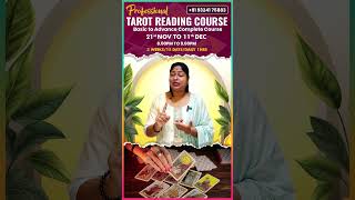 ONLINE TAROT CARD READING COURSE TAMIL  BASIC TO ADVANCE LEVEL [upl. by Atinnek331]