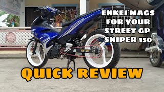 ENKEI MAGS 3 SPOKE FOR SNIPER 150155 REVIEW amp IMPRESSION [upl. by Faun734]