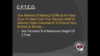 CPTED amp Your Property  Physical Security  Security Management  Bodyguard [upl. by Ragouzis]