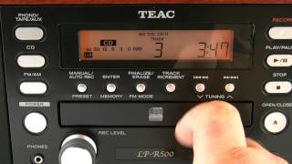 TEAC LPR500 How to Use [upl. by Filberto]