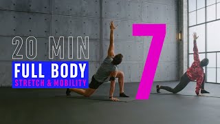 20 Min Full Body Stretch amp Mobility Routine  Workout 7  No Equipment [upl. by Tandy122]