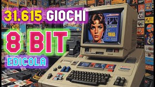 31615 giochi 8 bit su computer Vere cassettine delledicola e la loro storia C6416Vic20MsxZx [upl. by Nodab]