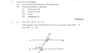 BECE 2024 Mathematics Sample Questions [upl. by Hannus445]