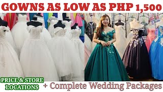 Divisoria Gowns As Low As P1500  January 2020 Price Update [upl. by Malka]