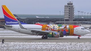 4K Awesome CloseUp Plane Spotting at Grand Rapids Airport [upl. by Eniamsaj226]