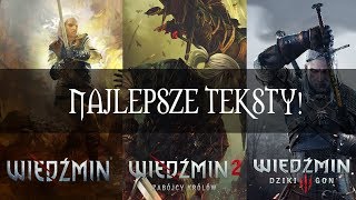 😄 ⚔ 😄 Wiedźmin 1  2  3  Najlepsze i najśmieszniejsze dialogi 😄 ⚔ 😄 [upl. by Greggs]