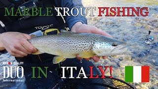 13 Marble Trout Fishing in Italy  Spinnfischen auf Marmoratas mit SpinampCastCH  DUO RYUKI [upl. by Consalve]