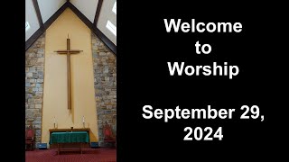 Colesville Presbyterian Church Livestream Youth Sunday September 29 2024 [upl. by Elvia]