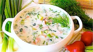 Очень вкусная Окрошка без кваса и кефира рецептокрошки окрошка какприготовитьокрошку [upl. by Buck140]