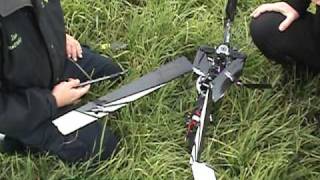 rc helicopter crash [upl. by Groos]