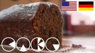 ROTWEINKUCHEN Rezept  RED WINE CAKE recipe [upl. by Dehlia]