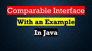 How to implement Comparable interface for sorting in java with an Example [upl. by Revkah]