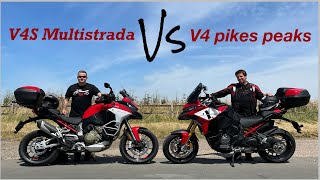 Multistrada V4S Vs V4 pikes peak is it worth the extra 5K… [upl. by Ahsauqram]