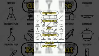 Important Glassware and Equipment Used In Laboratory shorts [upl. by Cranford389]