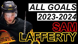 Sam Lafferty All 13 Goals From The 202324 Season  Vancouver Canucks [upl. by Surdna]