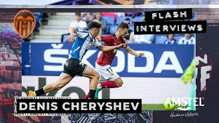 FLASH INTERVIEW DE DENIS CHERYSHEV POSTERIOR AL RCD ESPANYOLVALENCIA CF [upl. by Assiral]