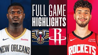 ROCKETS at PELICANS  FULL GAME HIGHLIGHTS  December 23 2023 [upl. by Dygal]