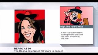 BEANO COMIC ON BBC TV Watch an interview celebrating 80 years [upl. by Wescott]