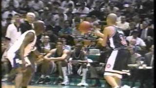 ALLSPORTSTUCSONCOM Arizona shocks No 1 Kansas in 1997 Sweet 16 [upl. by Eeralih]