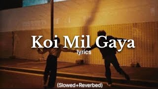 Koi mil gaya slowedReverbed lyrics song💓 [upl. by Jacquelynn]