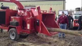 Morbark M15R Wood Chipper Walkaround and Demo [upl. by Bartel]