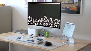 Minimal desk setup tour 2023  Work amp productivity [upl. by Sancha195]