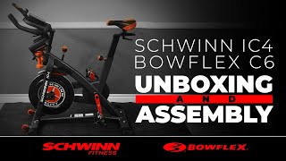 Schwinn IC4 Bowflex C6 Unboxing and Assembly Instructions Belt Drive Magnetic Resistance Bike IC8 [upl. by Cooper]