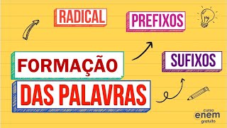 PROCESSOS DE FORMAÇÃO DE PALAVRAS  PORTUGUÊS ENEM E VESTIBULAR  Profª Kel [upl. by Ylevol57]