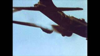 B17 Flying Fortress Attacked by Me109s [upl. by Alehcim753]