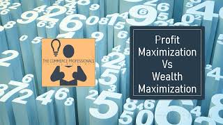 Profit Maximization Vs Wealth Maximization [upl. by Attenauqa57]