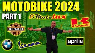 MOTOBİKE 2024 İSTANBUL BÖLÜM 1 BMW Kawasaki HarleyDavidson Vespa Motolux Aprilia [upl. by Ttirrej]