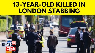 London Stabbing  13YearOld Dead Injures Five Others In East London Accused Arrested  N18V [upl. by Nediarb237]