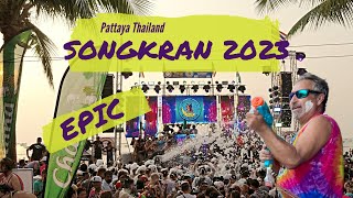 Songkran Festival Adventure in Pattaya Thailand 🇹🇭 2023” [upl. by Enaitsirk]