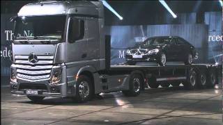 New MercedesBenz Actros 2011  Engineering and Interiorflv [upl. by Nodearb]