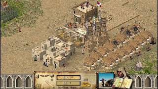 Stronghold Crusader level 14  3 vs 3  part 1 [upl. by Yuhas]