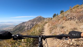 Ogden Ut MTB 12  North Ogden Divide to Ben Lomond Peak  Skyline North Trail [upl. by Carolyne394]