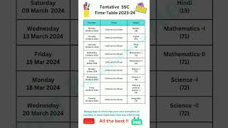 SSC Maharashtra board time table  10 th Standard board timetable  Board exam timetable 2024 exam [upl. by Aneelak]