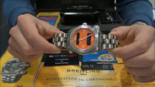 Breitling Emergency Titanium Orange  WatchesGMT [upl. by Hsivat]