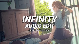 Infinity  Jaymes Young edit audio Read Pin Comment [upl. by Hairahcaz197]